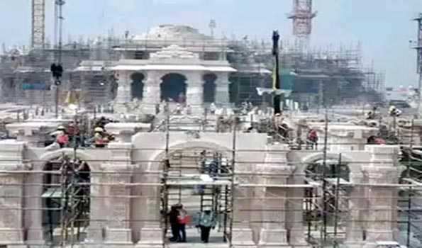 राम मंदिर के भूतल और प्रथम तल का निर्माण दिसंबर में होगा पूरा