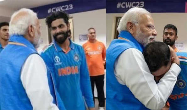 मोदी ने की भारतीय क्रिकेट टीम की हौसला अफजाई