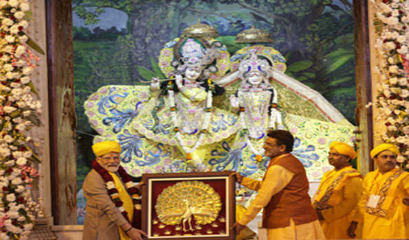 भगवान कृष्ण के दर्शन और भी दिव्य रूप में होंगे: मोदी