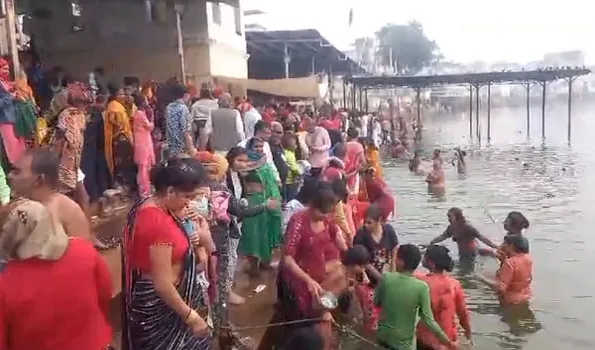 पुष्कर में कार्तिक पूर्णिमा पर पंचतीर्थ स्नान