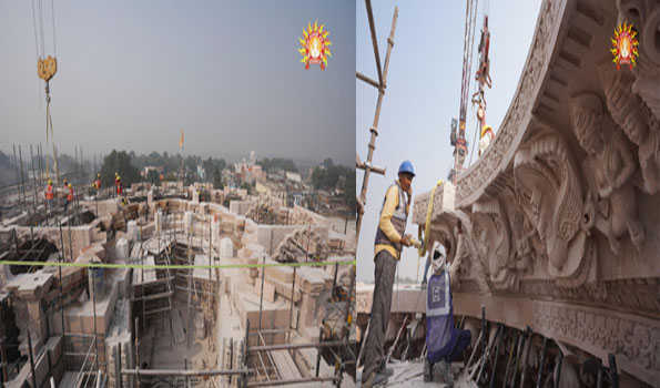 अयोध्या में राम मंदिर का निर्माण कार्य अंतिम चरण में