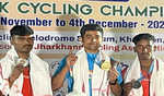 राष्ट्रीय ट्रैक साइकिलिंग में यूपी के खालिद ने जीता स्वर्ण