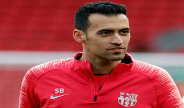 Ankle injury to sideline Busquets for around 3 weeks