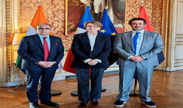 Foreign Secretary Kwatra in Paris to take forward India, France, UAE Trilateral dialogue