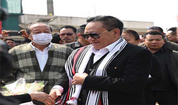 Ex-CM Zeliang files nomination for Nagaland polls