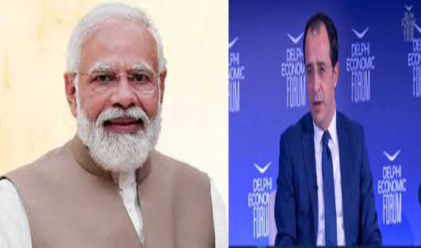 प्रधानमंत्री नरेंद्र मोदी ने साइप्रस के निर्वाचित राष्ट्रपति निकोस क्रिस्टोडौलाइड्स को दी बधाई
