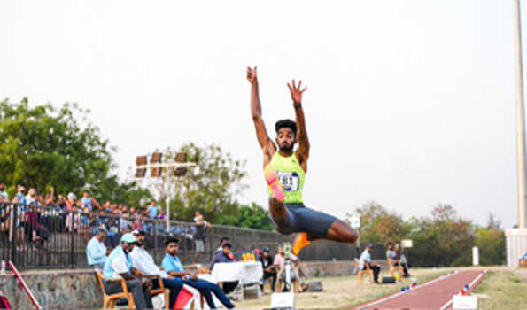 इंडिया ओपन : जस्विन ने बनाया लंबी कूद का नया राष्ट्रीय रिकॉर्ड, जीता स्वर्ण