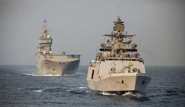 INS Sahyadri, INS Jyoti participate in France-led La Perouse naval exercise