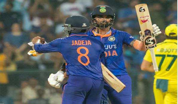 Rahul, Jadeja's unbroken century stand helps India beat Aus
