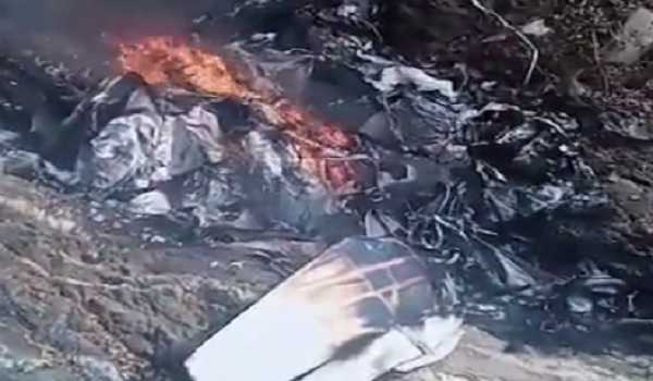 Plane crashes in MP