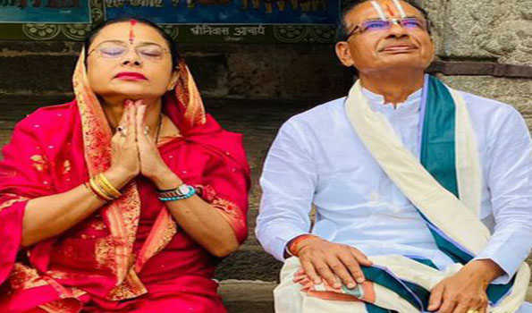 शिवराज ने कांचीपुरम में श्री रामानुजाचार्य स्वामी मंदिर में पूजा अर्चना की