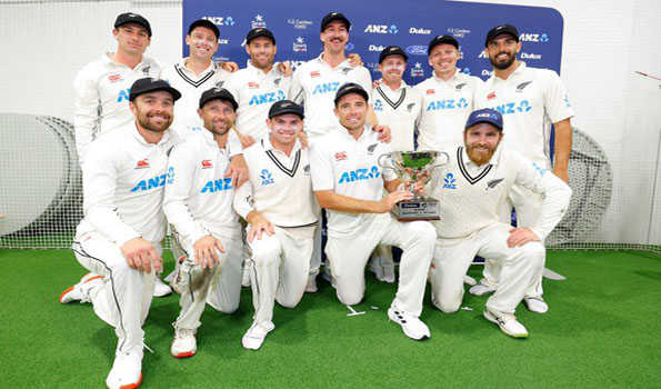 न्यूजीलैंड ने दूसरा टेस्ट 58 रन से जीता,सीरीज 2-0 से