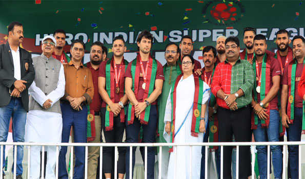 Mamata announces Rs 50 lakh for ATK-MB for winning ISL 22-23