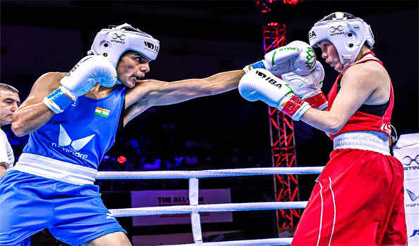 Sakhi cruises to the quarterfinals of  Women’s World Boxing Championships