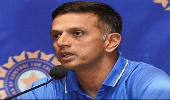 Dravid discusses India's ODI WC plans