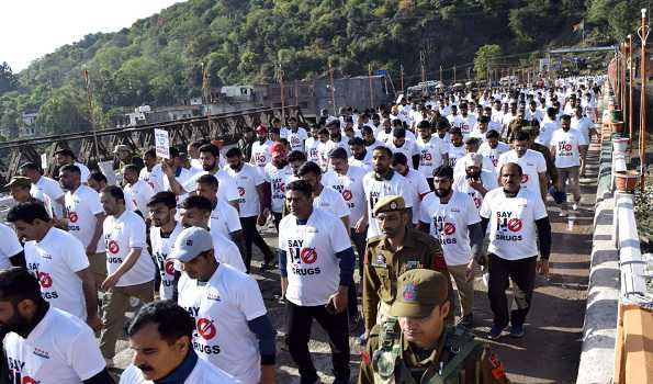 Rajouri-Poonch Range Police organises ‘Run for Unity’ against drugs