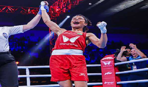 Nikhat crowned world champion for second straight year at Women’s World Boxing Championships