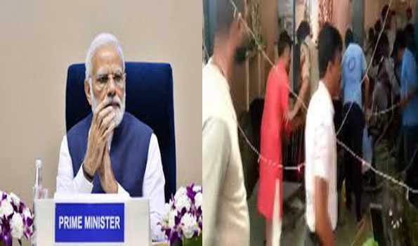 इंदौर हादसे पर दुख व्यक्त किया मोदी ने