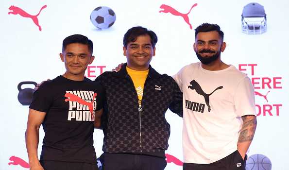 Kohli and Chhetri combine at PUMA Conclave to promote Sports and Fitness