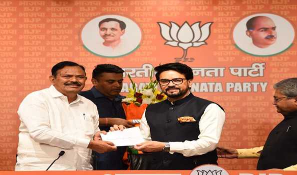 JDS MLA Ramaswamy joins BJP