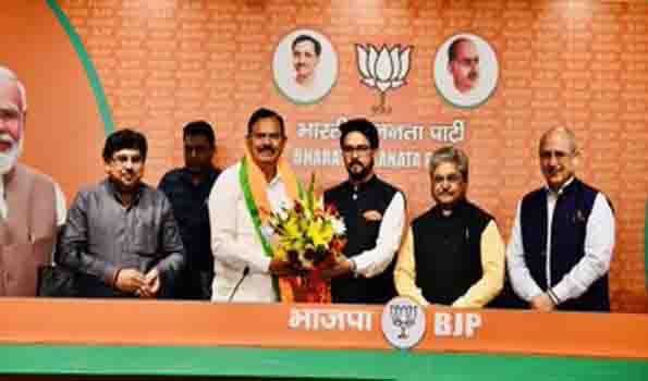 पूर्व जद(एस) विधायक रामास्वामी भाजपा में शामिल