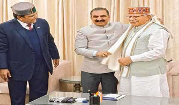 जल विद्युत परियोजनाओं पर लगाए उपकर से हरियाणा को कोई नुकसान नहीं-सुक्खू