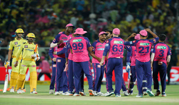 चेन्नई को हराकर तालिका में शीर्ष पर पहुंची रॉयल्स