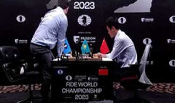 Ian Nepomniachtchi & Ding Liren, FIDE World Championship 2023, Astana