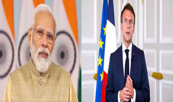 फ्रांस के राष्ट्रपति ने मोदी को हिन्दी में भेजा आमंत्रण