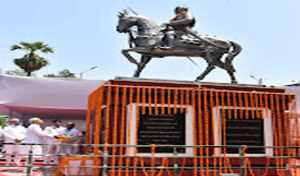 राजेंद्र आर्लेकर और नीतीश ने जयंती पर शूरवीर महाराणा प्रताप को किया नमन