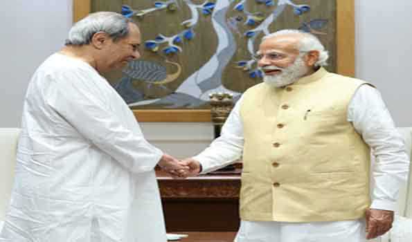 नवीन पटनायक ने प्रधानमंत्री नरेन्द्र मोदी से मुलाकात की