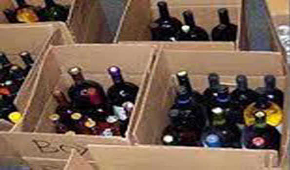 वैशाली मे 600 कार्टन विदेशी शराब बरामद