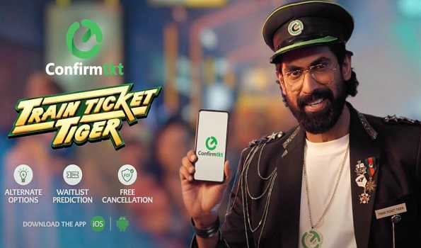 Confirmtkt ropes in Rana Daggubati for its maiden brand campaign 'TrainTicketTiger'
