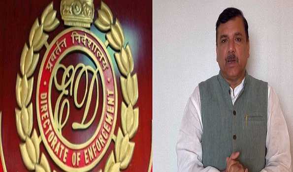 ED searches MP Sanjay Singh’s aides’ premises in Delhi liquor policy case