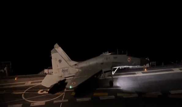 Indian Navy achieves milestone with maiden night landing of MiG-29K on INS Vikrant