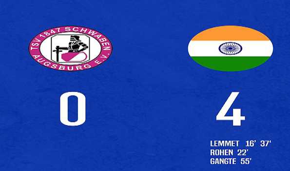 India U-17s register comprehensive win over TSV Schwaben Augsburg in Germany