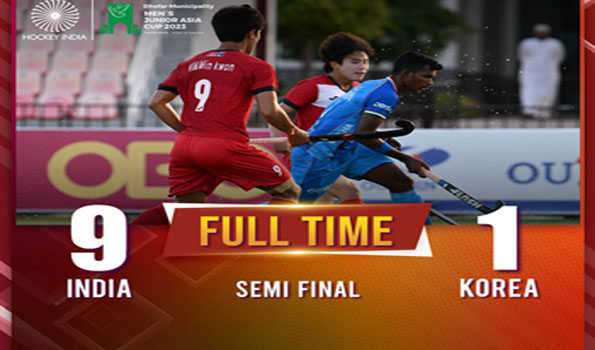 कोरिया को रौंदकर फाइनल में पहुंचा भारत