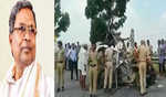 Ten die in Karnataka road mishap, CM announces compensation Ten die in Karnataka road mishap, CM announces compensation