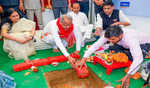 CM Gehlot lays foundation stone of new Raj House