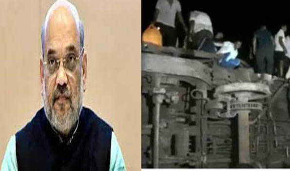 शाह ने ओडिशा रेल दुर्घटना पर दुख व्यक्त किया