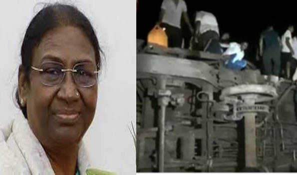 मुर्मू ने ओडिशा रेल दुर्घटना पर दुख व्यक्त किया