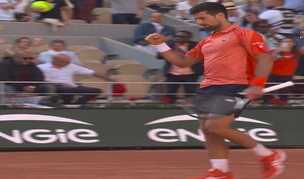 Djokovic beats Fokina in ding-dong battle at French Open