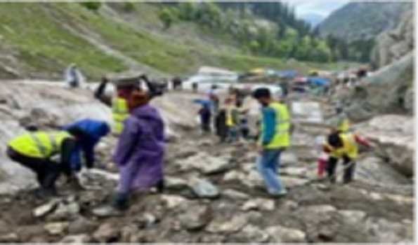 Restoration work on Amarnath Yatra route to be completed by June 15: BRO