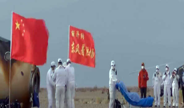 Three Chinese Astronauts safely return to Earth after 6 months in space