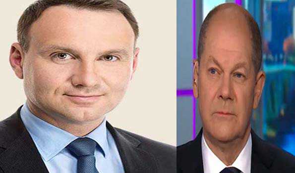 Scholz, Macron, Duda to discuss Ukraine's NATO bid, safety guarantees on Jun 12