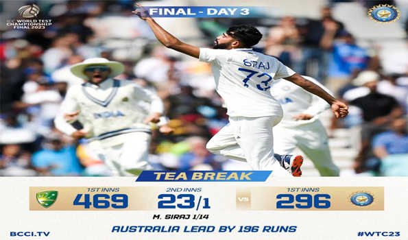 रहाणे-शार्दुल ने फॉलो-ऑन टाला, ऑस्ट्रेलिया ने बनायी 173 रन की बढ़त