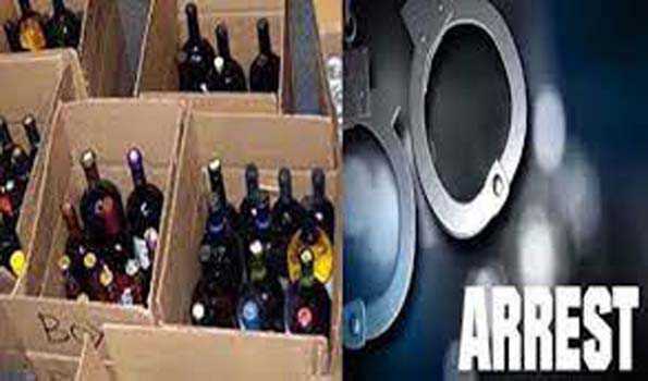 मथुरा में 45 लाख की शराब बरामद,दो गिरफ्तार