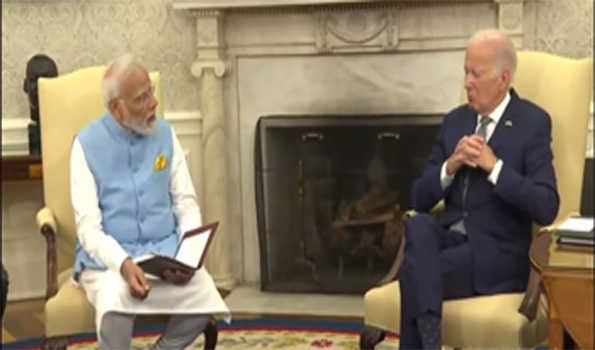 मोदी, बाइडेन ने द्विपक्षीय संबंधों को गहरा करने के तरीकों पर चर्चा की