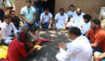 J&K Apni Party deputation meets family members of terror attack victim