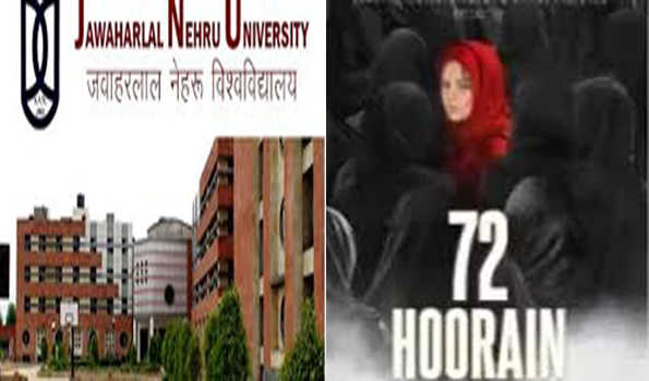जेएनयू में 72 हूरें की विशेष स्क्रीनिंग